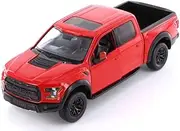 Showcasts 2017 Ford F-150 Raptor, Red 79344R - 1/27 Scale Diecast Model Toy Car