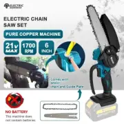 6 inch Cordless Chainsaw Woodworking Garden Power Tool For Makita 18V Battery