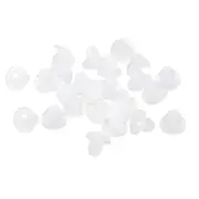 50Pcs Silicone Plugs, Rubber Round Hole Plugs for 3.5-4mm Hole, Translucent
