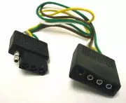 Vulcan Trailer Wire Connector Hook – Up 4-Way Flat Shrouded Moisture Proof