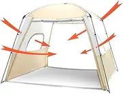 5-8 Person Cabin Tent Ultra with Porch Camping Dome Shelter Tent Sun Shelter Canopy Event Tent for Party, Garden, Patio, Backyard