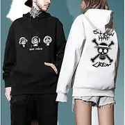 One Piece Monkey D. Luffy Hoodie Anime Cartoon Anime Harajuku Graphic Kawaii For Couple's Men's Women's Adults' Back To School Hot Stamping