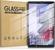 3Pcs Tempered Glass Screen Protector For Samsung Galaxy Tab A7 Lite 8.7 T220