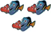 Finding Nemo Movie Marlin And Dory Characters Embroidered Iron on Patch Set of 3