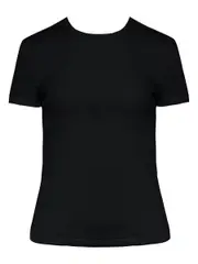RE/DONE | 60s Short Sleeve Tee in Black | The UNDONE