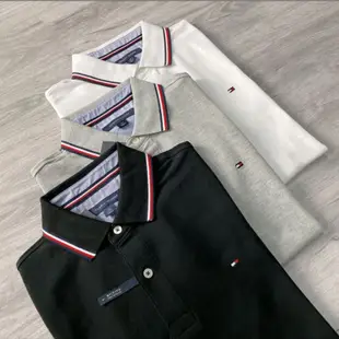 AIU精品 Tommy Hilfiger TOMMY 男生 成人 小LOGO款 棉質 POLO衫 領口三色/單色/素色