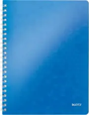 A4 Flexible Cover Notebook, Blue (Wire Bound, 80 Sheets, Squared Paper, 90 GSM I