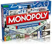 Winning Moves Monopoly Southampton Board Game - Blue, Classic Edition, 4+ Players, Age 8+