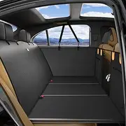 2025 Upgraded Dog Car Seat Cover for Back Seat with Hard Bottom Car Seat Cover for Dogs, Waterproof Pet Seat Protector, Non-Slip Scratch-Resistant Surface, Supports 400lbs, Easy to Clean and Install