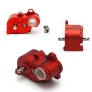 Mini Metal Red Gear Box for 1/10 RC Crawler Car TRX4 Defender SCX10 RC4WD