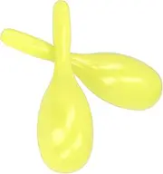 Crafted ABS Sand Percussion Rattles, Ergonomic Handle, Classic Sound, Fantastic Noise Maker for Parties, Games, Concerts Music Instrument, for Live Performances, Recording Studios (Yellow)