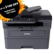 Brother MFC-L2800DW A4 Mono Laser All-in-1 Wireless Printer+Duplex+ADF 34PPM