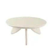 Raimon Furniture Alfie Playful Vibrand Round Coffee Tea Table Cream Gloss