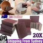 20 PCS Pot Sponge Pan Magic Sponge Eraser Cleaner Kitchen Foam Rust Descaling AU
