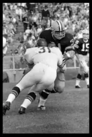 Green Bay Packers Jim Taylor at the Chicago Bears vs Green Bay Pac- Old Photo