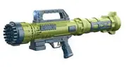Automatic Bazooka Bubble Gun 132 Holes - Green