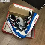 NIKE AIR MAX 1 黑藍紅 氣墊防滑舒適休閑慢跑鞋 男女鞋