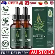 1/2x Mullein Leaf Extract Drops Lung Cleanse Respiratory Herbal Drop Health Care