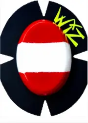 WIZ Austria (Austrian) FLAG Knee Sliders (1 Set)