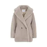 [Max Mara] Max Mara-Beige Olga Teddy Alpaca Coat-Donna XS STAND