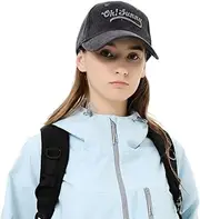[OHGOLF] Women Plain Baseball Cap UPF 50+ Adjustable Sun Visor Ponytail Baseball Hats Dad-Hat Outdoor Travel WNH4T455