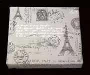 Nicole Miller Paris Eiffel Tower 3-Pc FULL / QUEEN Duvet Cover & Shams NIP