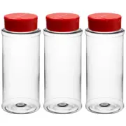 Skyway 12 OZ Plastic Spice Bottles Seasoning Containers Jars - Set of 3-BPA Free