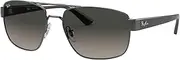 [Ray-Ban] Non Polarised Sunglasses, RB3663, Gunmetal & Grey Gradient, 60mm