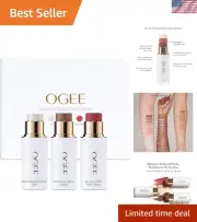 Face Stick Crystal Collection Trio Organic Contour Palette Bronzer Blush High...