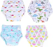LRXIYODE Cartoon Pee Training Pants Layers Washable Gauze Diapers for Potty Training Breathable and Comfortable for Boy Fun Designs for Outdoor Use