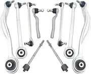 10pcs Front Suspension Control Arm Stabilizer Link Tie Rod Kits Compatible For Benz GLK X204 4-Matic 2043308011 2043308111