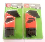 2 TOOL CHOICE 10pc METRIC HEX ALLEN KEY WRENCH SETS 17601