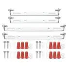 4 Set 130mm(5.12"), 150mm(5.91") Universal Light Fixture Mounting Bracket Kits