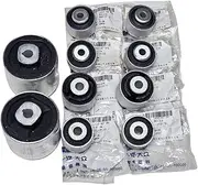 10PCS Front Axle Control Arm Bush Rubber Bushing 8k0407515 8K0407183 4E0407181B 8k0407182B Compatible For AUDI A4 B8 A5 Q5 S4 S5 A6 C7
