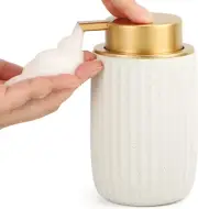 Segbeauty Foaming Soap Dispenser, 320ml Hand Soap Dispenser Ceramic, Refillab...