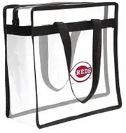 Cincinnati Reds Clear Tote Bag, Clear