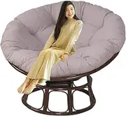 Cushions Papasan Chair, Round Padded Seat Cushions, Egg Chair Pad, Thick Chair Cushion Pad for Outdoor Egg Chair Saucer Chair Rattan Swivel Chair Swing Chair Hanging Chair Indoor and Outdoor(2,100X10