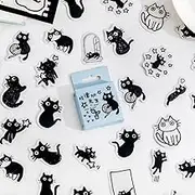 Obujopal Small Cute Cat Stickers for Scrapbooking Bullet Journal DIY Decoration Journaling Planners Suitcase Diary Notebooks, Album Laptop Phone Case Art Craft, 45 Designs…