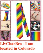 9 PIECE BUNDLE LGBTQ PRIDE RAINBOW BUNDLE-FLAG SUNGLASSES FLAG BRACELET WINDSOCK