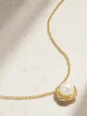 [David Yurman] David Yurman - Infinity 18-karat Gold Pearl Necklace - One size One size Gold