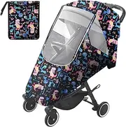 JYJLLM Universal rain Cover for Pushchair & pram - Waterproof, Durable Baby Stroller rain Cover for All Weather Protection, Essential pram Accessories for Your Little one，rain Cover for pram