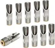 Stainless Steel Animal Water Dispenser For Livestock 10 Pack Pig Nipple Drinker