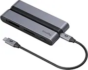 SMALLRIG 9 in 1 CFexpress Type B Card Reader Docking Station with USB3.2 (Gen 2) 10Gbps, SD/TF/CFexpress Type B Readers, USB-A/USB-C/HDMI/Gigabit Ethernet Ports, for iPhone for Mac - 4662