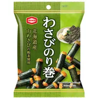 在飛比找PChome24h購物優惠-龜田山葵味海苔米果28g