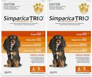 Simparica Trio for Small Dogs 5.1 to 10 Kg Orange 12 Chews