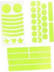 BESPORTBLE Bike Sticker Reflective Tape Reflective Belt Nail Stickers Decoration Stickers for Reflection Tape Stickers High Visibility Sticker Warning Sticker White The Pet