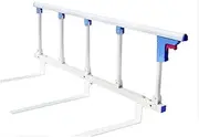 Foldable Bed Rail Large, Safety Side Guard for Elderly, Metal Grip Bumper Bar Adults Assist Handle Handicap Bed Railing