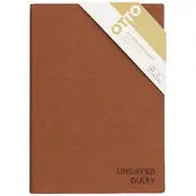 Otto A5 Undated Day to Page Urban Diary Tan