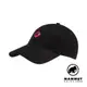 【Mammut 長毛象】Baseball Cap Mammut 經典棒球帽 黑色PRT1 #1191-00051