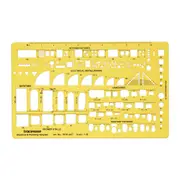 Electrical Drafting Electrical and Plumbing Template Drawing Stencil
